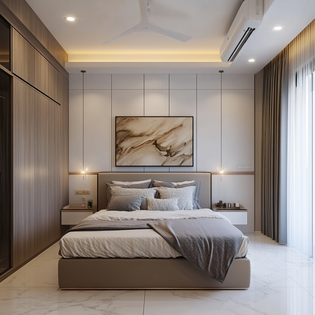 ayush4414_a_view_of_bed_room_interior_white_walls_modern_bed_wa_0c6cf859-db91-4915-913f-754154511219